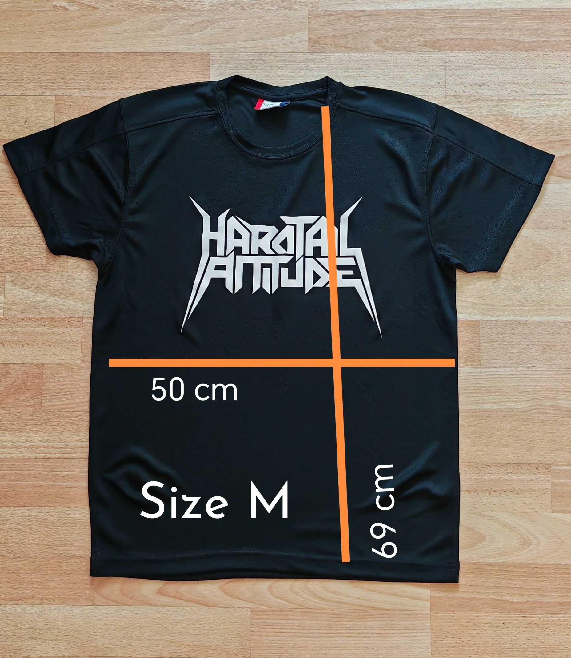 T-Shirt MTB Hardtail Attitude original logo