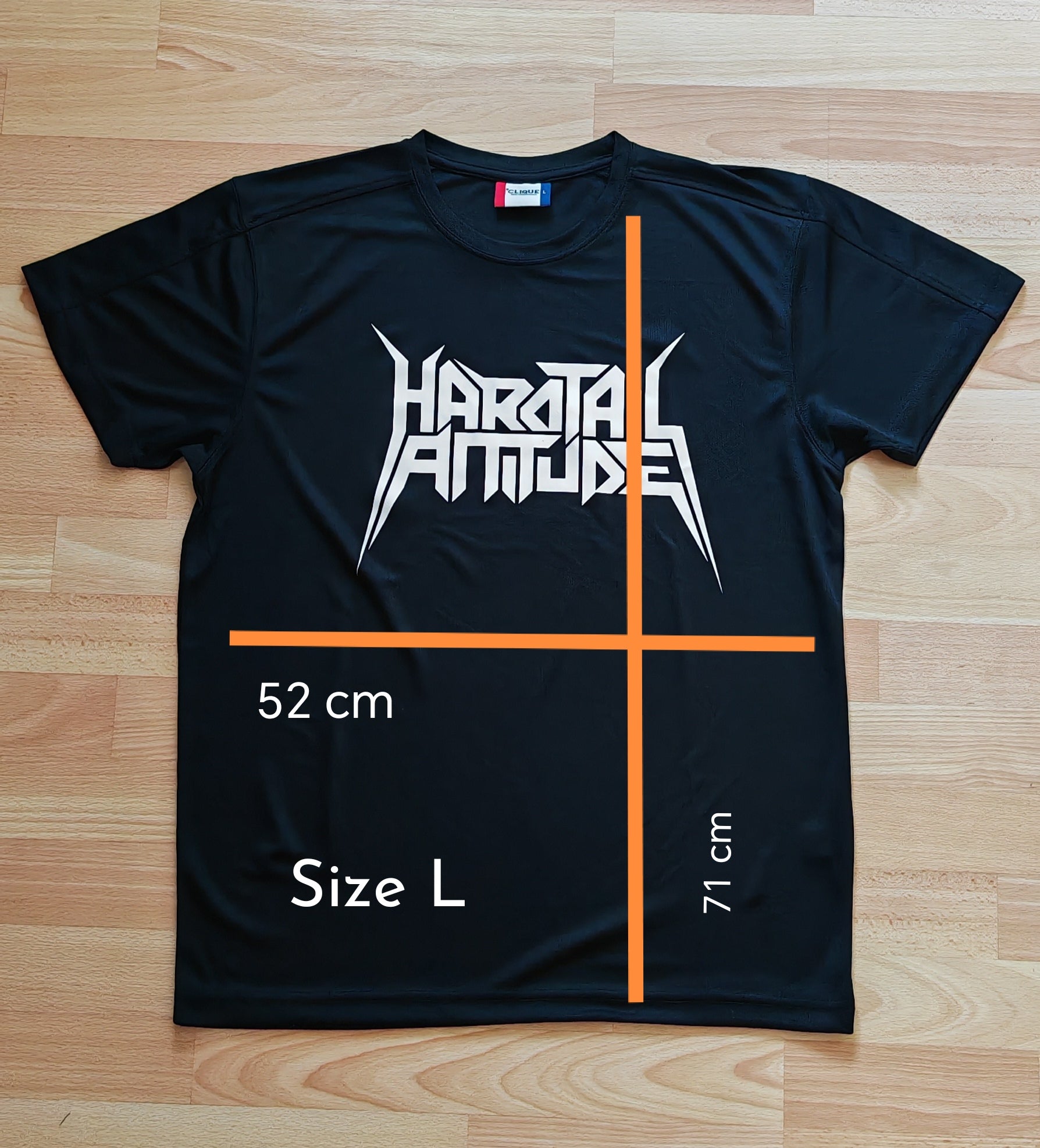 T-Shirt MTB Hardtail Attitude original logo