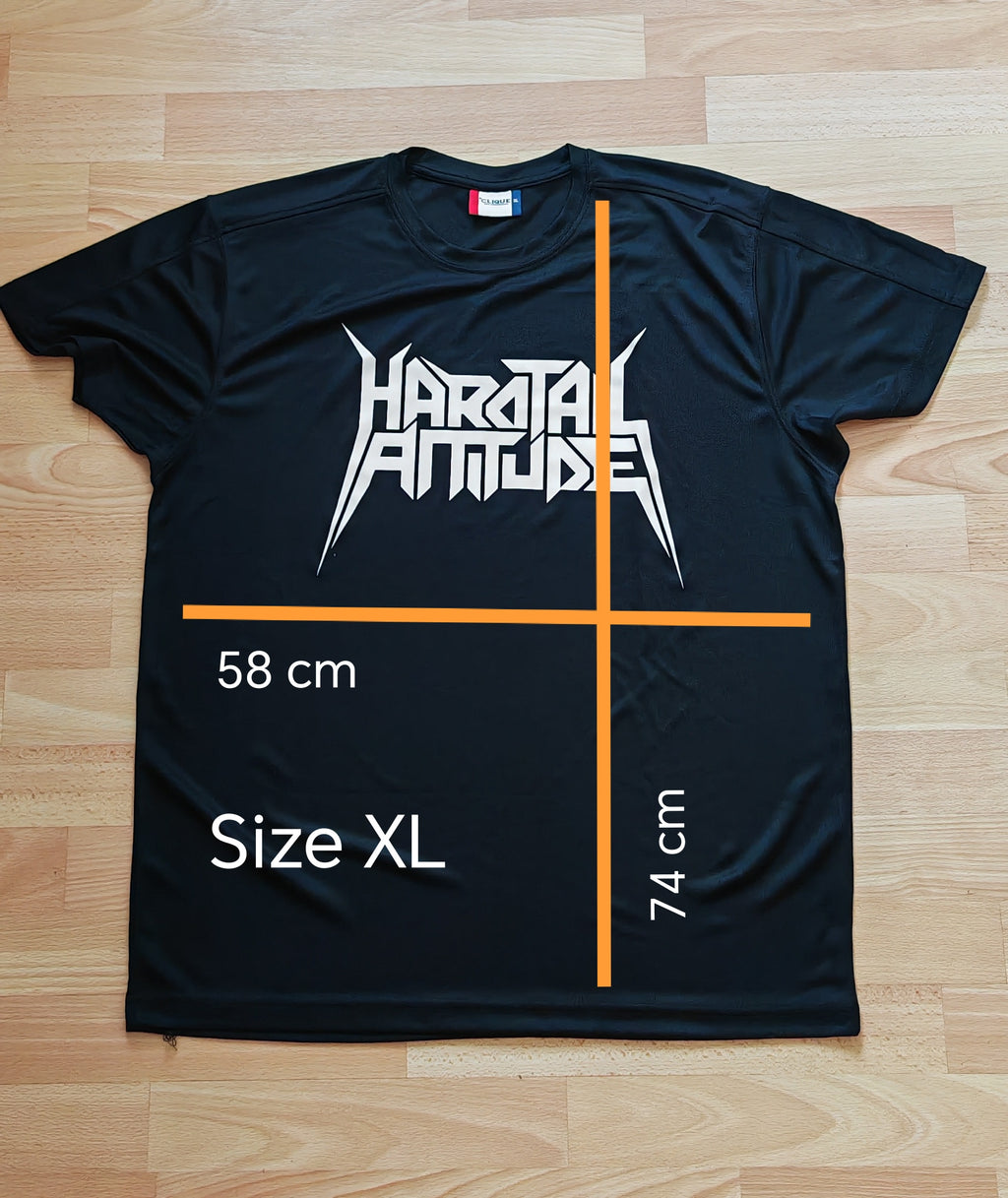 T-Shirt MTB Hardtail Attitude original logo