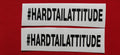 Hardtail Attitude Hashtag Stickers black (2 Pz.)