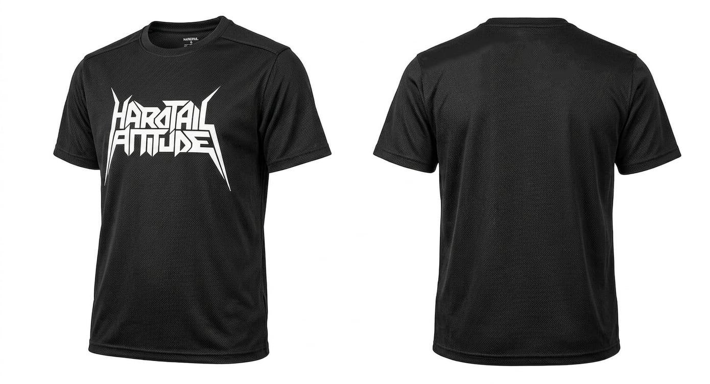 T-Shirt MTB Hardtail Attitude original logo