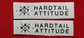 Hardtail Attitude Original Logo Stickers black (2 Pz.)